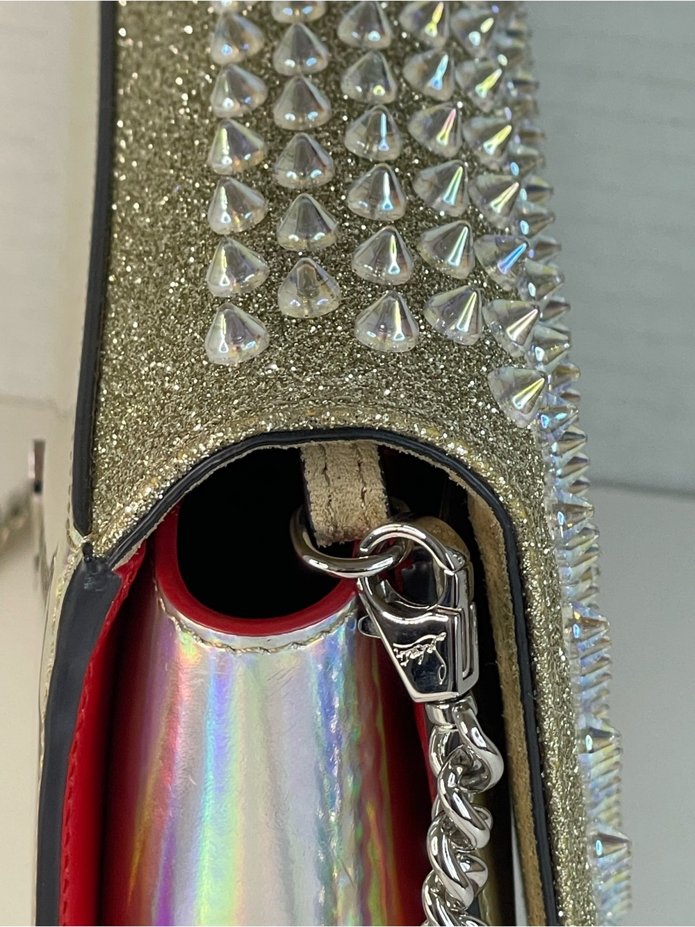 Christian Louboutin Paloma Clutch Crossbody Bag - Picture 14 of 16